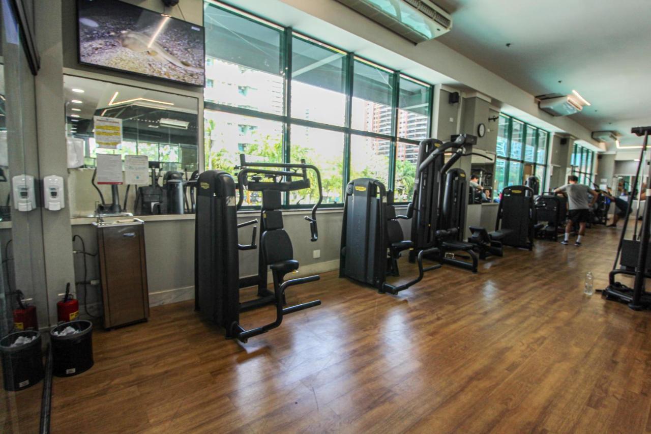 Barra Da Tijuca - 508 - De Frente Para Maravilhosa Piscina - Estacionamento Gratuito - Academia Comphania Atletica - Balsa Para Praia Gratis - Microondas - Geladeira Grande - Recepcao 24Horas - Wi-Fi - Com Pia Rio de Janeiro Buitenkant foto