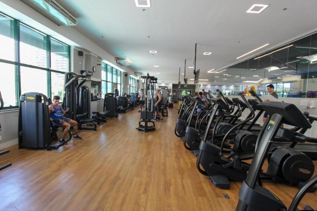 Barra Da Tijuca - 508 - De Frente Para Maravilhosa Piscina - Estacionamento Gratuito - Academia Comphania Atletica - Balsa Para Praia Gratis - Microondas - Geladeira Grande - Recepcao 24Horas - Wi-Fi - Com Pia Rio de Janeiro Buitenkant foto